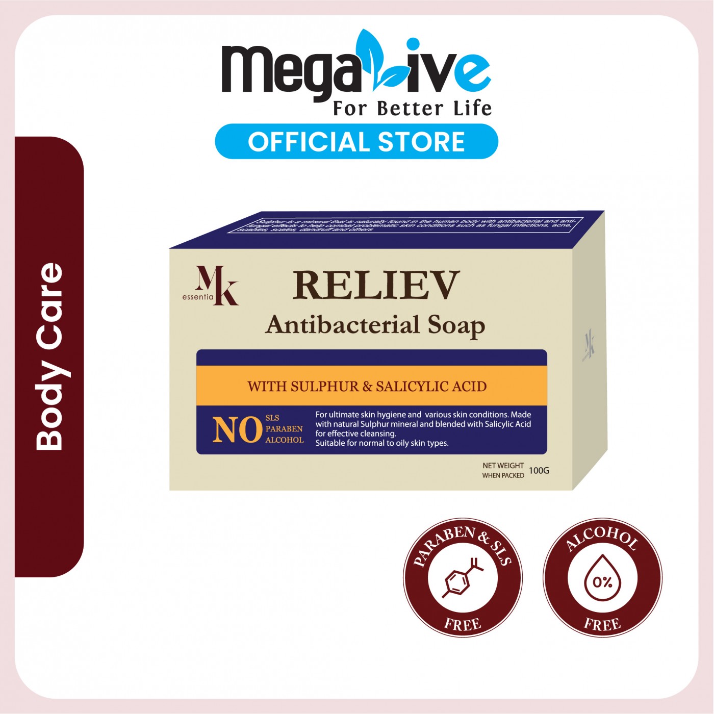 MK essentia Reliev Antibacterial Soap